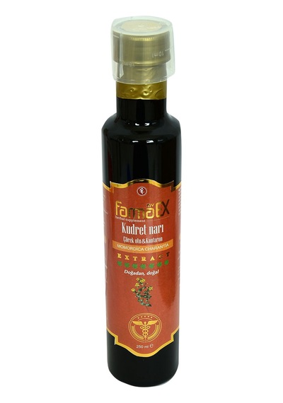 Yeşil Naturel Farmaex Kudret Narı Çörek Otu & Kantaron Bitkisel Alkolsüz Ekstrakt 250 ML