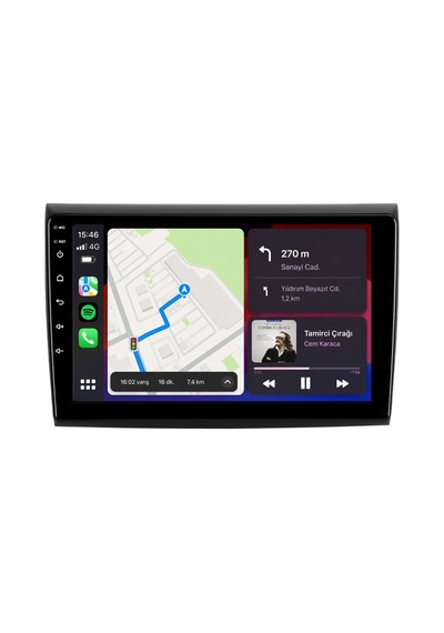 Fiat Bravo 2008-2013 Android Multimedya Carplay Android Auto Navigasyon 10gb Ram 256gb Pro 9"