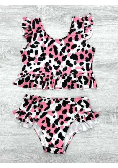 My Kids Wear Kız Çocuk 2 Li Mayo Takım Pembe