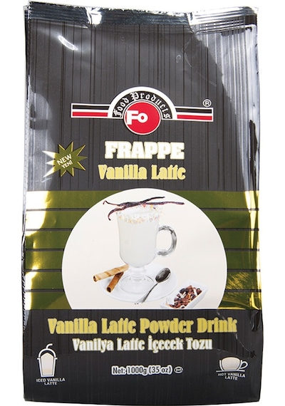 Fo Frappe Vanilya Latte İçecek Tozu 1 KG