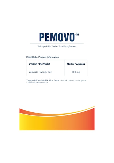 Mdc Pemovo Yumurta Kabuğu Zarı 30 Tablet