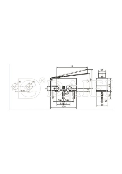 IC-162A Micro Switch Mini Uzun Paletli KW10-Z2P
