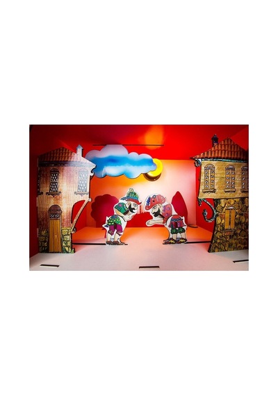 Woodact Hacivat Ve Karagöz Drama Oyun Sahnesi & Gece Lambası - 26515810