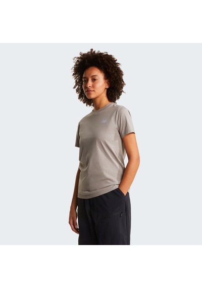 The North Face W Evolutıon Sımple Dome Slm Short Sleeve Kadın Tişört Nf0a8fx72mb1 Gri
