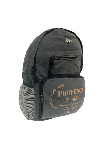 Old Cotton Cargo Kaliteli Tek Bölmeli Vintage Disayn Günlük Gezi Okul Sırt Çantası North Dakato Bag Brand 30x43cm Gri