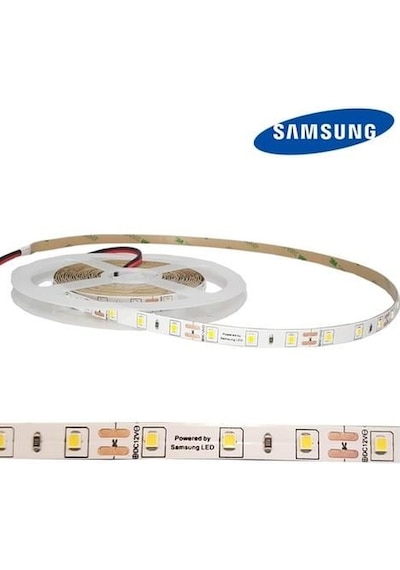 Samsung Şerit Led 12v 2835/60 Ledli Günışığı İç Mekan Ip20 5 Metre/ Paket