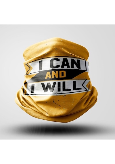 Delta I Can And I Will Desenli Buff Çok Renkli