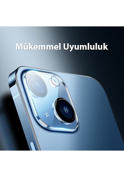 Ally Apple iPhone 15 Uyumlu -15 Plus Premium Kamera Lens Koruma Camı