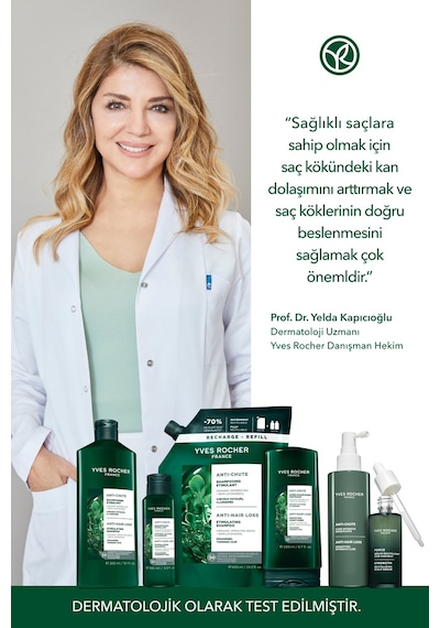Yves Rocher Güçlendirici Prebiyotik Şampuan-saç Dökülmesine Karşı/anti-chute-sls,sles İçermez,tuzsuz,vegan-300ml
