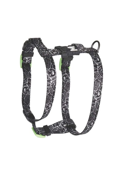 M-pets Urban Style Black/white Active Köpek Göğüs Tasması Xs Çok Renkli