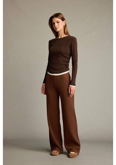 Defacto Relax Fit Normal Bel Pantolon G3342ax25aubn305 Kahve