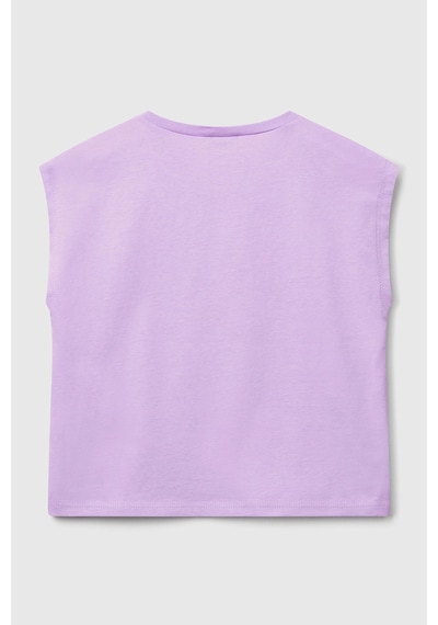 United Colors Of Benetton Kız Çocuk T Shirt 3jerc10pb Lila Lila