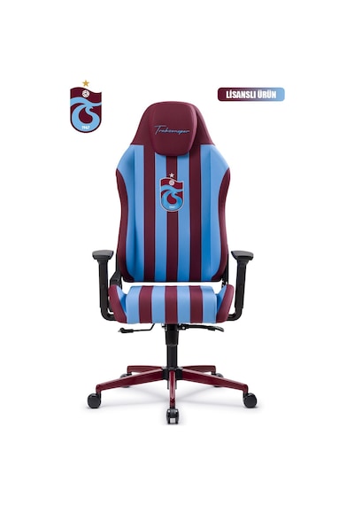 Fanchair X Trabzonspor Çubuklu Lisanslı Oyuncu Koltuğu-47 Bordo