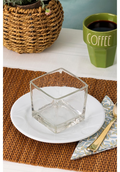 Glass In Love Kare Tatlı Kasesi - 9'lu