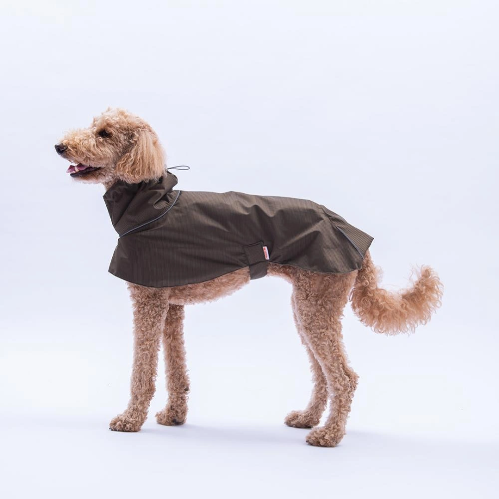 Haki Colombia Prime V2 Polarlı Orta Ve Büyük Irklar İçin Köpek Yağmurluğu Köpek Kıyafeti Su Geçirmez Yağmurluk