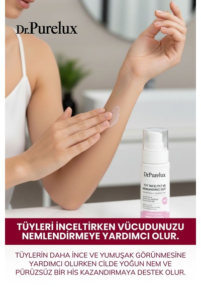 Tüy Azaltıcı, Tüy Inceltici Ve Nemlendirici Süt Isırgan Otu & Hyaluronik Asit Özlü 50ml
