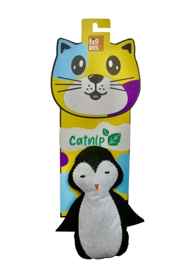 Tigres Venator Catnipli Penguen Şeklinde Kedi Oyuncağı