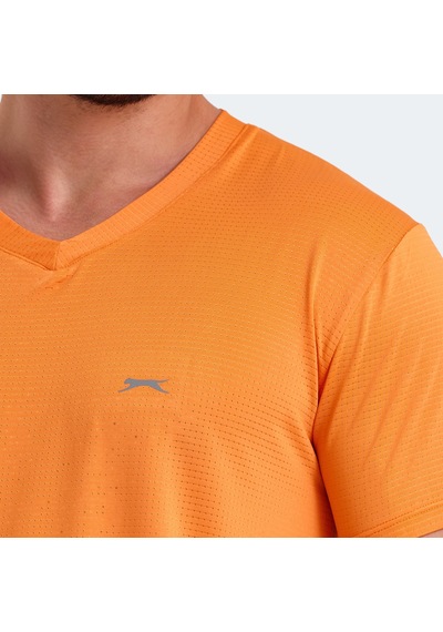 Slazenger KATRIINA Erkek V Yaka Turuncu Tişört