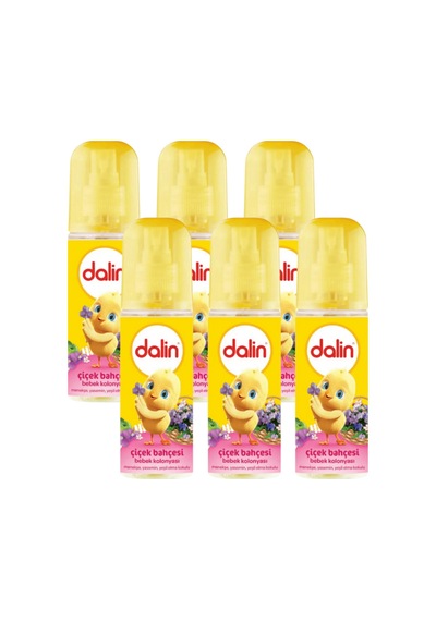 Dalin Sprey Bebek Kolonyası Çiçek Bahçesi 150 ML 6 Adet