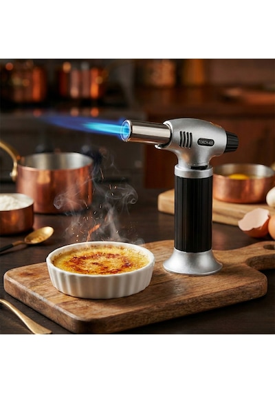 Goldorion Or-400 Gazlı Torch Pürmüz Çakmak - Mangal Ve Pasta Yakma Tabancası Gri