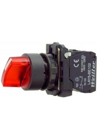 22mm 0-1 Kalıcı Ledli Mandal Buton 1no 240vac