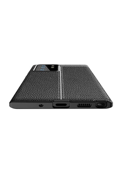Galaxy Note 20 Ultra Kılıf Zore Niss Deri Desenli Silikon Kılıf