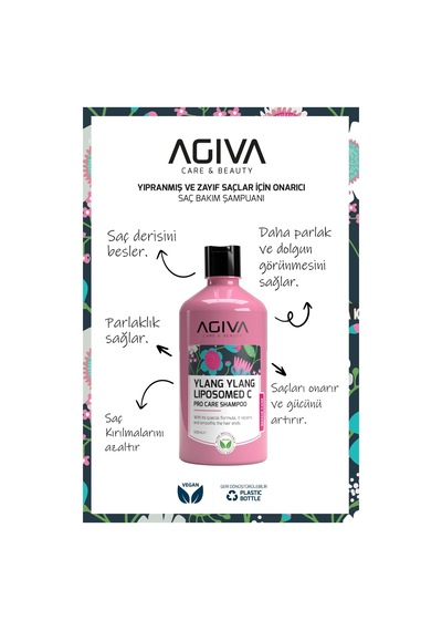 Ylang Ylang&lipozomed C Yıpranmış Ve Zayıf Saçlar İçin Onarıcı Şampuan 500ml-vegan Tüm Saç Tipleri