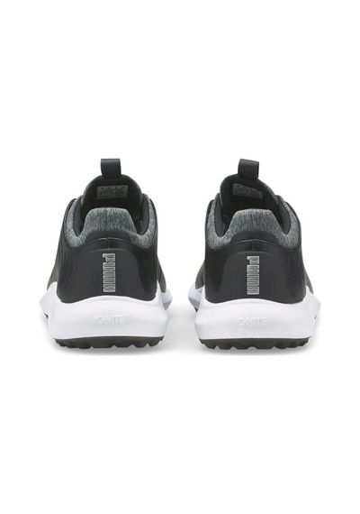 Puma Ignate Pro Erkek Golf Ayakkabısı Black - Silver - Hot Coral 02