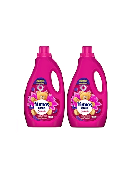 Yumoş Extra Konsantre Çamaşır Yumuşatıcısı Orkide 105 Yıkama 2520ml X2 Diğer