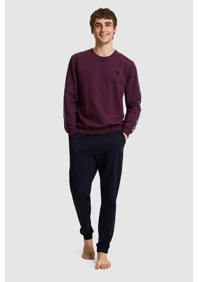 U.S. Polo Assn. Erkek Bordo Pijama Takımı 50333252-vr014