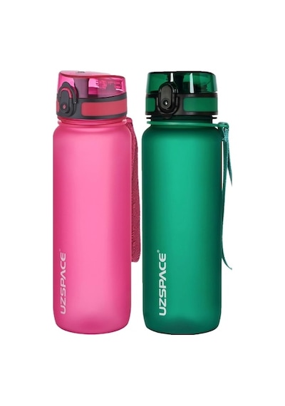 Uzspace Tritan Bpa'sız 25 CM Su Matarası 2'li Set 800 ML