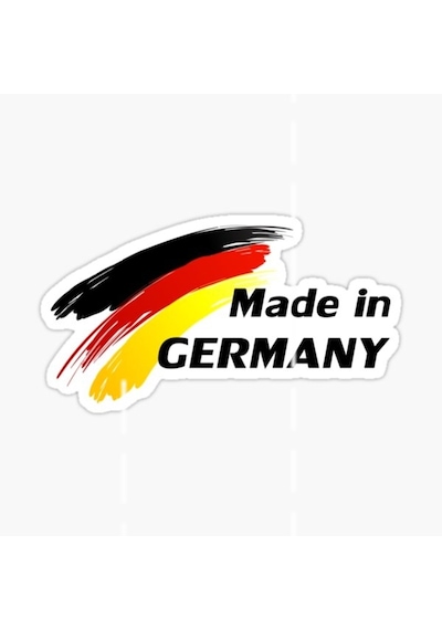 Made In Germany Araba Leptop Oto Sticker 13Cm 4 Adet O