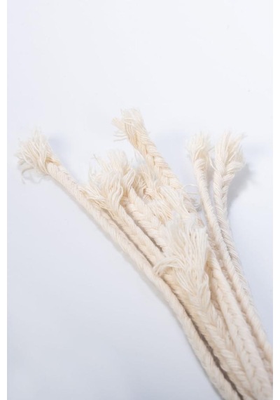 Rufus Concept Pamuk İp Fitil No:20 Ve Yapışkanlı Sehpa 15cm Boy 20 Adet