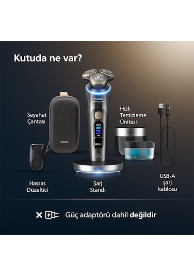 Philips XP9402/31 I9000 Prestige Ultra Skinıq Pro İle Islak&Kuru Elektrikli Tıraş Makinesi