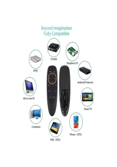Sesli Kumanda Air-mouse 2.4g Kablosuz Ses Hava Faresi Klavye Uzaktan Kumanda Tv Box Pc İçin 90844200