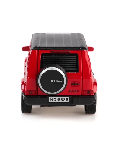 Vardem Kut.çek Bırak 1:32 Işıklı Ve Sesli Metal Jeep - Kırmızı