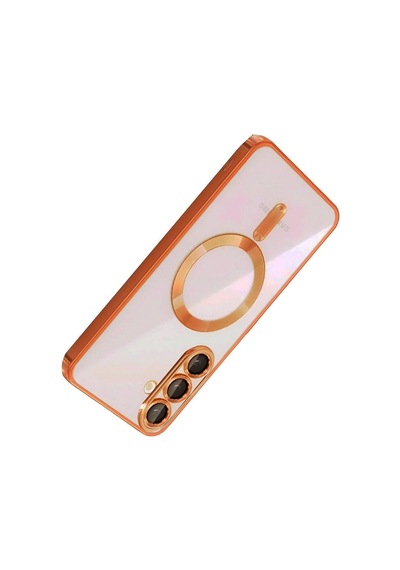 Samsung Galaxy A57 5g Kross Magneticsafe Kapak - Turuncu Evimdeyokyok