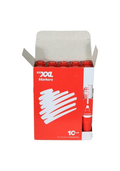 White Board Marker Xxl Beyaz Yazı Tahta Kalemi Kırmızı 10 Lu Pk.