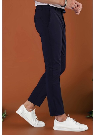 Efor P 1121 Slim Fit Lacivert Spor Pantolon Lacivert