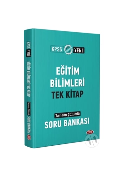 Data Yayınları KPSS Eğitim Bilimleri Tamamı Çözümlü Soru Bankası
