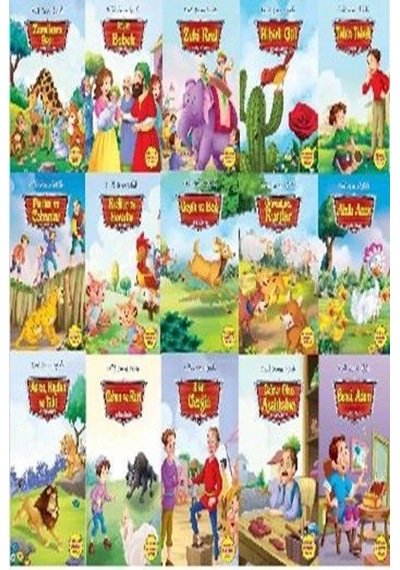 Evvel Zaman İçinde - 15 Kitap Takım- Parıltı Yayınları
