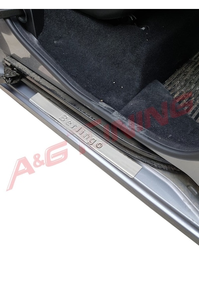 Citroen Berlingo Krom Kapı Eşiği 2008 ve Üzeri Paslanmaz Çelik N11.8086