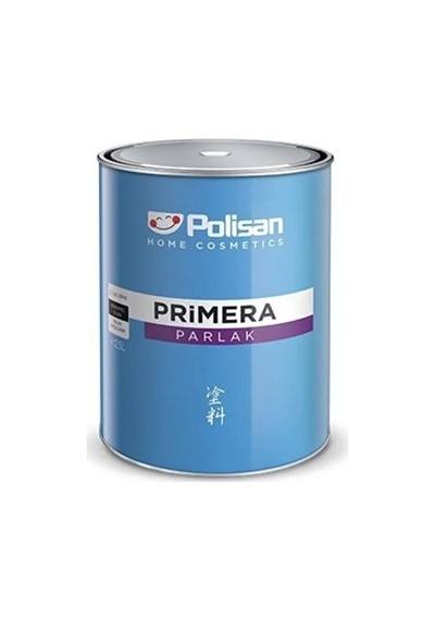 Polisan Primera Karayel Rengi Parlak Sentetik Boya Metal Boyası Yağlı Boya 0,75 Litre
