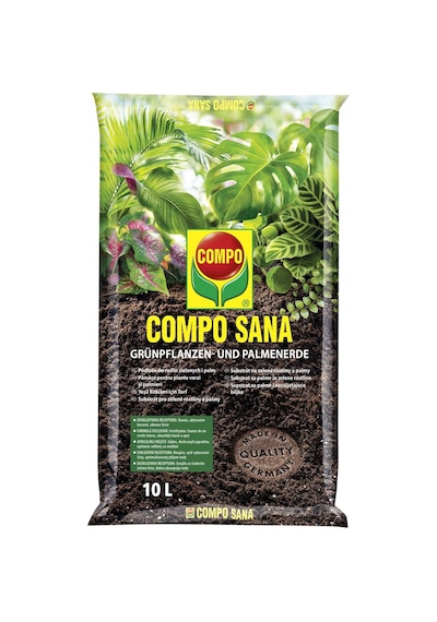 Compo Sana 1431 Yeşil Bitkiler İçin Toprak, 10lt