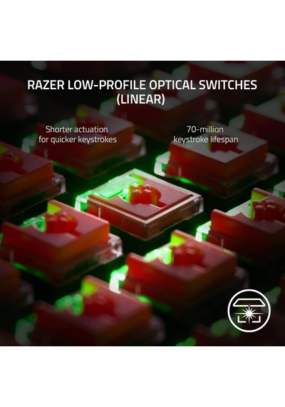 Deathstalker V2 Pro Tkl Ckicky - Kablosuz Düşük Profilli Rgb Tenkeyless Optik Klavye Uzun Pil Ömrü, İnce Kasa,