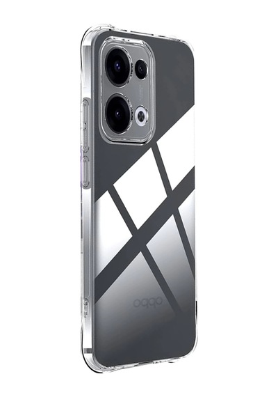 Oppo A6 Pro 4g Lüx Şeffaf Silikon - Şeffaf