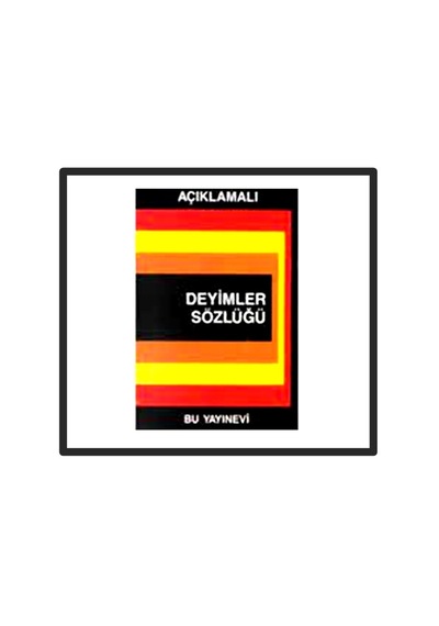 Bu - Deyimler Sözlüğü