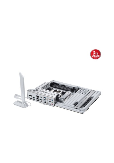 Asus Mb Tuf Gamıng B850-btf Wıfı W Amd B850 Am5 Ddr5 8000 Dp Hdmı 3x M2 Usb3.2 Wifi 7 + Bt Aura Rgb 2.5gbit Lan Atx 14+2+1 Güç Aşamaları, Anakart Arka