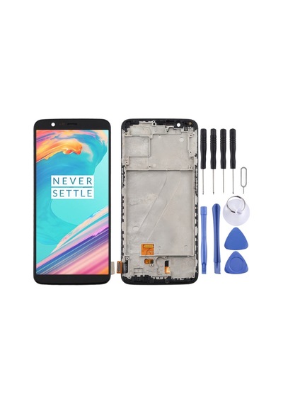 Oneplus 5t Lcd Ekran +tamir Seti Çerçeveli Siyah Renk İlanı A5010 Xxe3