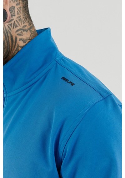 Airlife Sportswear Tam Boy Fermuarlı Erkek Dik Yakalı Eşofman Takımı Saks Saks Mavi